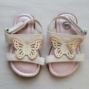Wonder Nation Butterfly Open Toe Sandals